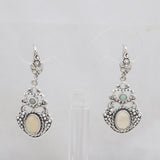 Ethiopian Opal Silver Earring