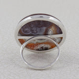 Ocean Jasper Statement Silver Ring