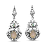 Ethiopian Opal Silver Earring