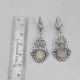 Ethiopian Opal Silver Earring