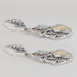 Ethiopian Opal Silver Earring