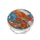 Ocean Jasper Statement Silver Ring