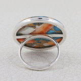 Ocean Jasper Statement Silver Ring