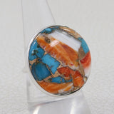 Ocean Jasper Statement Silver Ring