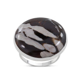 Ocean Jasper Statement Silver Ring