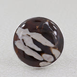 Ocean Jasper Statement Silver Ring