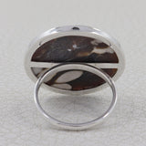 Ocean Jasper Statement Silver Ring