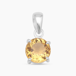 925 Sterling Silver Citrine Pendants
