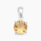 925 Sterling Silver Citrine Pendants