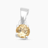 925 Sterling Silver Citrine Pendants