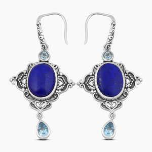 925 Sterling Silver Lapis Lazuli Jewelry Sets
