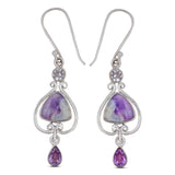 925 Sterling Silver Pendant Set Made with Morado Opal Gemstone