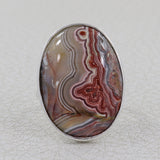 Natural Ocean Jasper Silver Ring