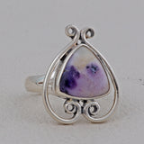 925 Sterling Silver Pendant Set Made with Morado Opal Gemstone