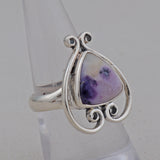 925 Sterling Silver Pendant Set Made with Morado Opal Gemstone