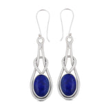 925 Sterling Silver Pendant Set Made with Lapis Lazuli Gemstone