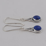 925 Sterling Silver Pendant Set Made with Lapis Lazuli Gemstone