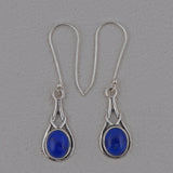 925 Sterling Silver Pendant Set Made with Lapis Lazuli Gemstone