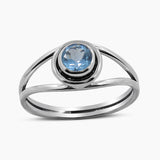 Natural Peridot Silver Rings