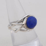 925 Sterling Silver Pendant Set Made with Lapis Lazuli Gemstone