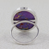 Natural Ocean Jasper Silver Ring