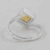 925 Starling Silver Citrine Ring