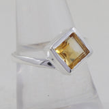 925 Starling Silver Citrine Ring