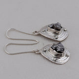 925 Sterling Silver Pendant Set Made with  Campo Del Cielo  Gemstone