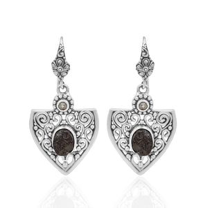 Shungite 925 Silver Earring