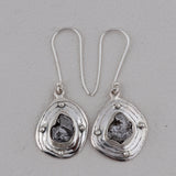 925 Sterling Silver Pendant Set Made with  Campo Del Cielo  Gemstone