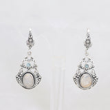 Ethiopian Opal Silver Earring