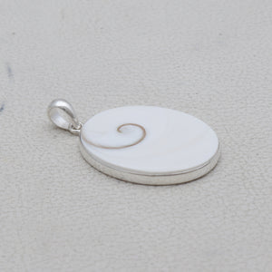 Natural Shiva Eye Silver Pendants