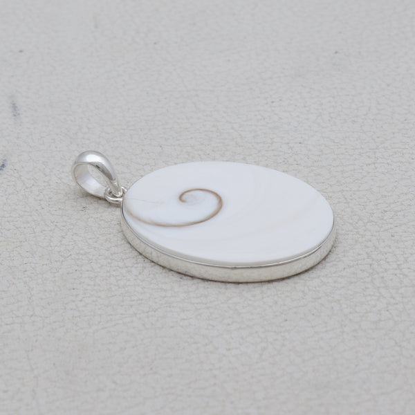 Natural Shiva Eye Silver Pendants