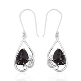 Shungite Silver Earring