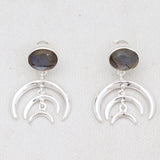 925 Sterling Silver Labradorite Earring