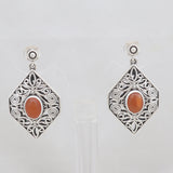 Carnelian Silver Earring