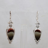 Polychrome Jasper Silver Earring