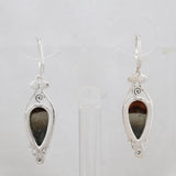 Polychrome Jasper Silver Earring