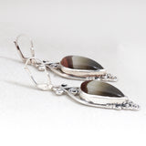 Polychrome Jasper Silver Earring