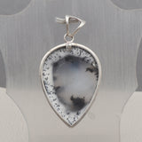 Dendritic Opal Silver Pendant