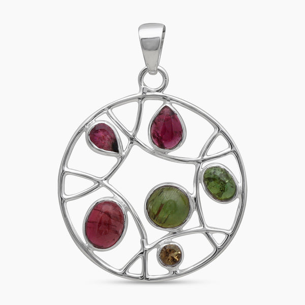 925 Silver Rainbow Moonstone Pendants