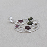 Rainbow Moonstone 925 Sterling Silver Pendant