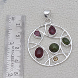 925 Silver Rainbow Moonstone Pendant