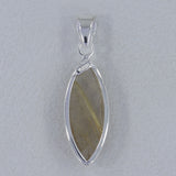 925 Sterling Silver Rutilated Quartz Pendant