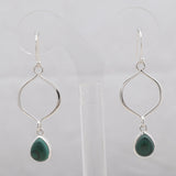 Labradorite Silver Earring