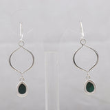 Labradorite Silver Earring