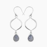 Lapis lazuli Silver Earrings
