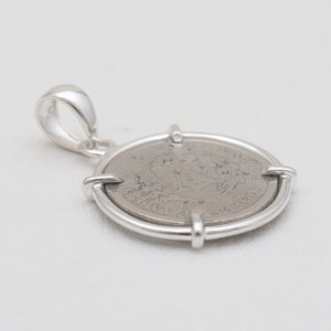 925 Sterling Silver Coin Pendants