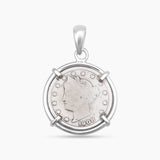 925 Sterling Silver Coin Pendants