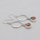 Labradorite Silver Earring